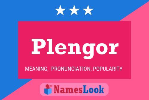 ملصق اسم Plengor