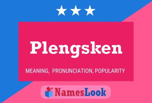 ملصق اسم Plengsken