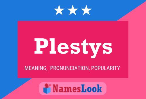 ملصق اسم Plestys