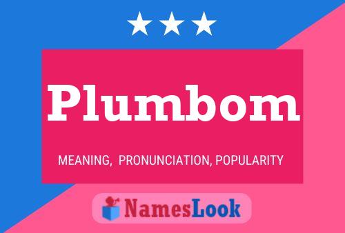 ملصق اسم Plumbom