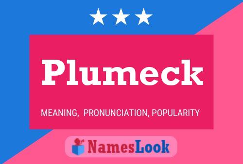 ملصق اسم Plumeck