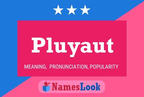 ملصق اسم Pluyaut