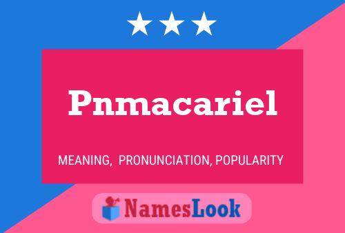 ملصق اسم Pnmacariel