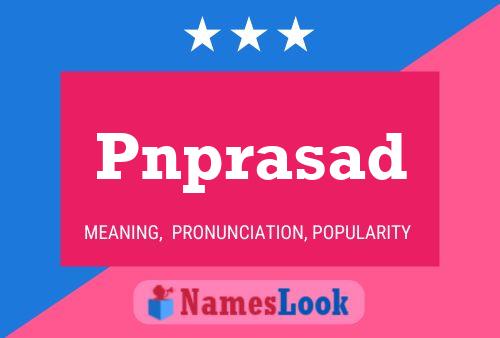 ملصق اسم Pnprasad