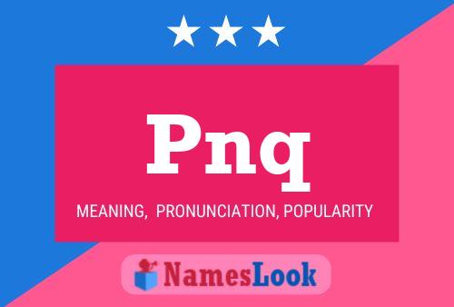 ملصق اسم Pnq