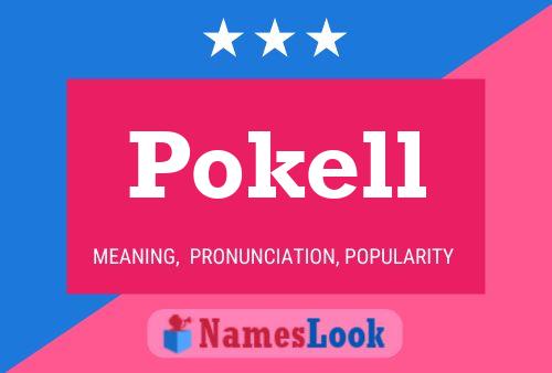 ملصق اسم Pokell