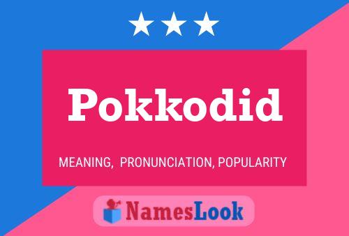 ملصق اسم Pokkodid