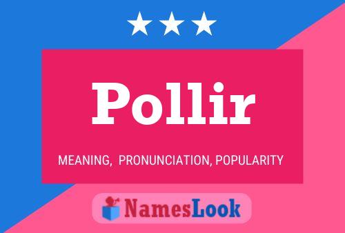 ملصق اسم Pollir