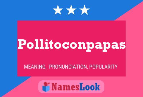 ملصق اسم Pollitoconpapas