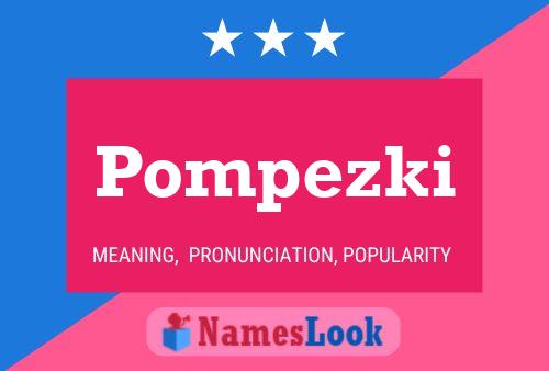 ملصق اسم Pompezki