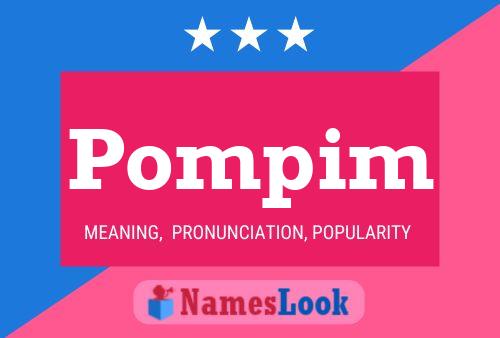 ملصق اسم Pompim