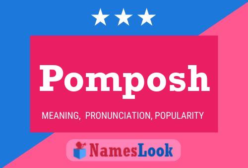 ملصق اسم Pomposh