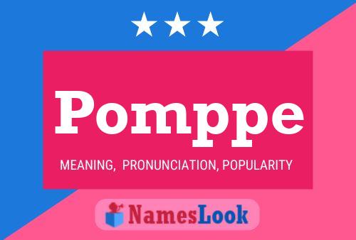 ملصق اسم Pomppe