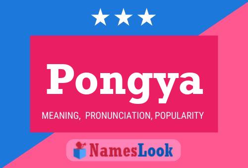 ملصق اسم Pongya