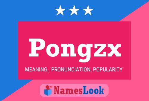 ملصق اسم Pongzx