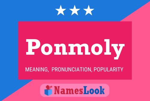 ملصق اسم Ponmoly