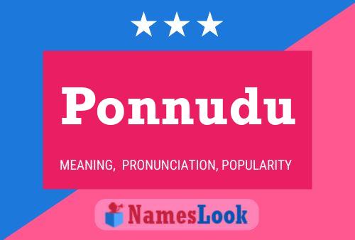 ملصق اسم Ponnudu