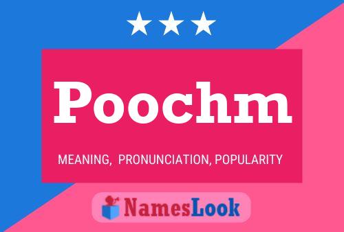 ملصق اسم Poochm