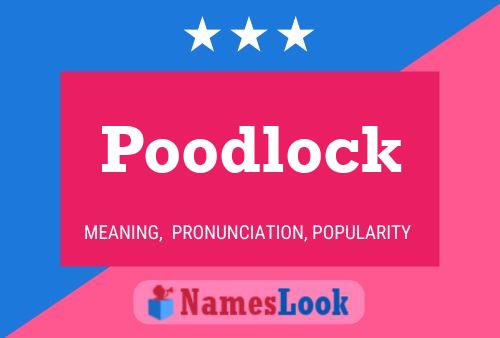 ملصق اسم Poodlock