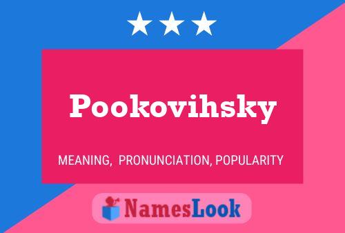 ملصق اسم Pookovihsky