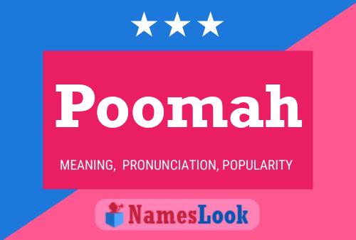 ملصق اسم Poomah