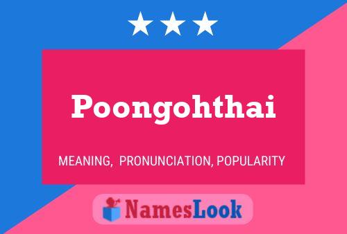 ملصق اسم Poongohthai