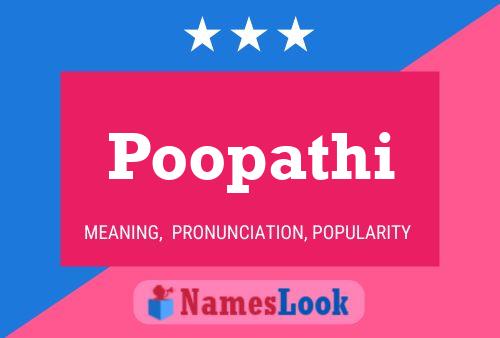 ملصق اسم Poopathi