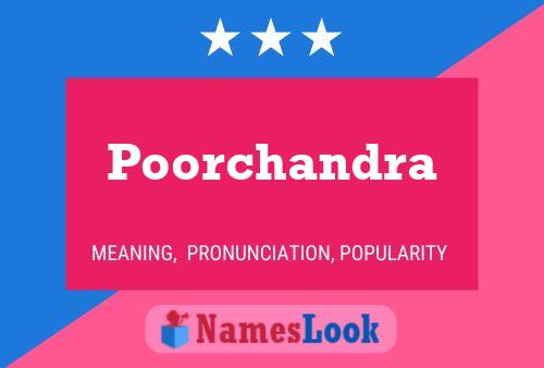 ملصق اسم Poorchandra