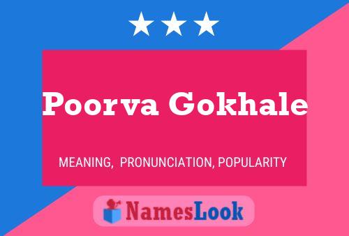 ملصق اسم Poorva Gokhale