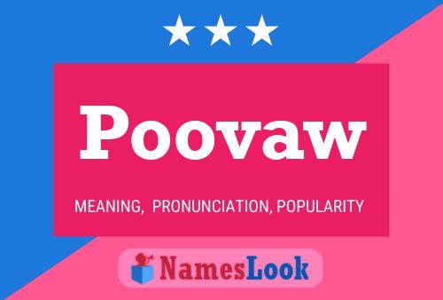 ملصق اسم Poovaw