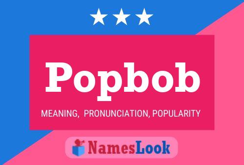 ملصق اسم Popbob