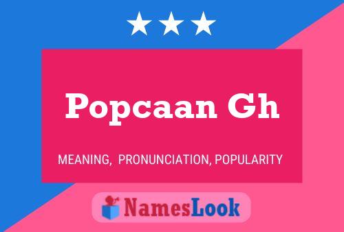 ملصق اسم Popcaan Gh