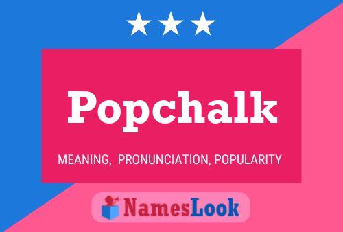 ملصق اسم Popchalk