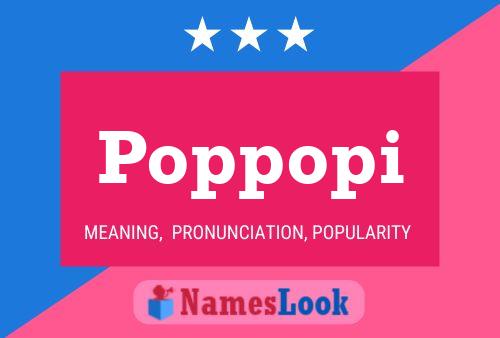 ملصق اسم Poppopi