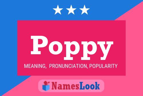 ملصق اسم Poppy