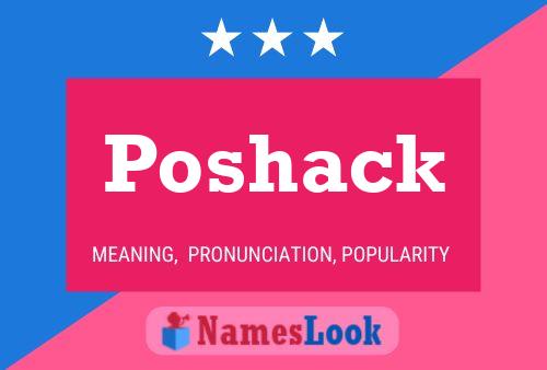 ملصق اسم Poshack