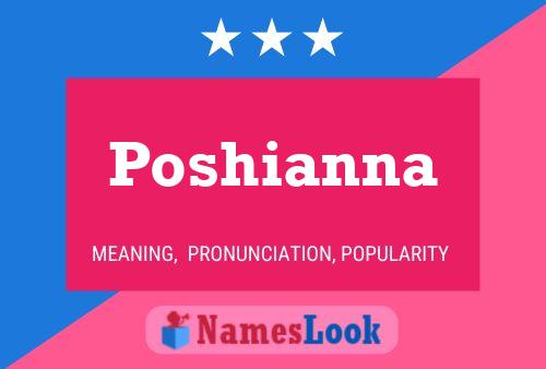 ملصق اسم Poshianna