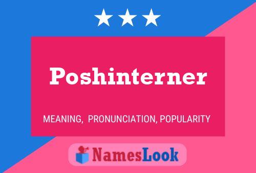 ملصق اسم Poshinterner