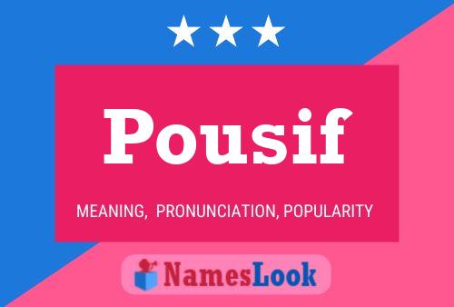 ملصق اسم Pousif