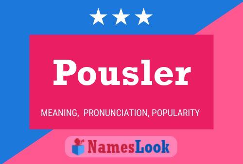 ملصق اسم Pousler