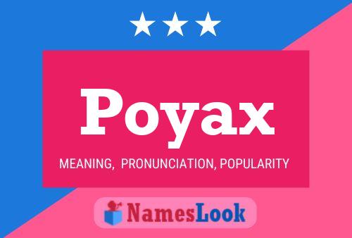 ملصق اسم Poyax