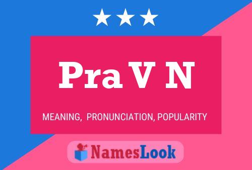 ملصق اسم Pra V N