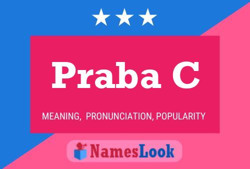 ملصق اسم Praba C