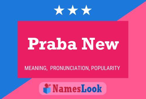 ملصق اسم Praba New