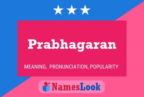 ملصق اسم Prabhagaran