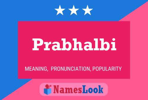 ملصق اسم Prabhalbi