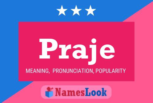 ملصق اسم Praje