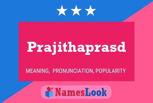 ملصق اسم Prajithaprasd