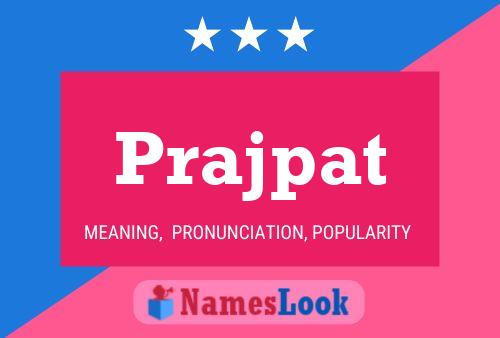 ملصق اسم Prajpat