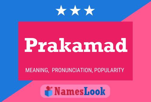 ملصق اسم Prakamad